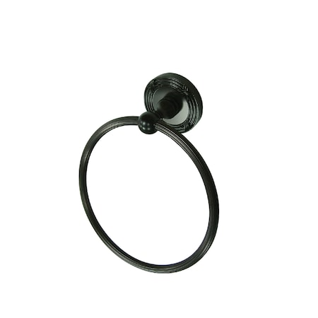 Kingston Brass Georgian Towel Ring, Oil Rubbed Bronze BA9314ORB